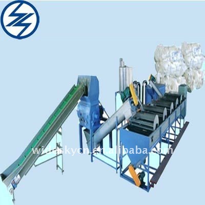 PP/PE waste film plastic recycle line